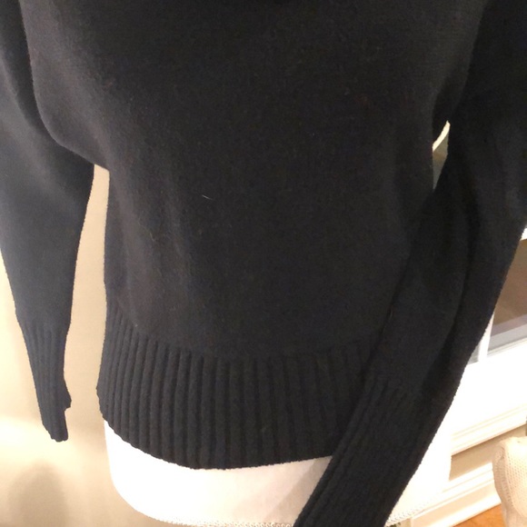 INC cropped black sweater - Picture 4 of 8